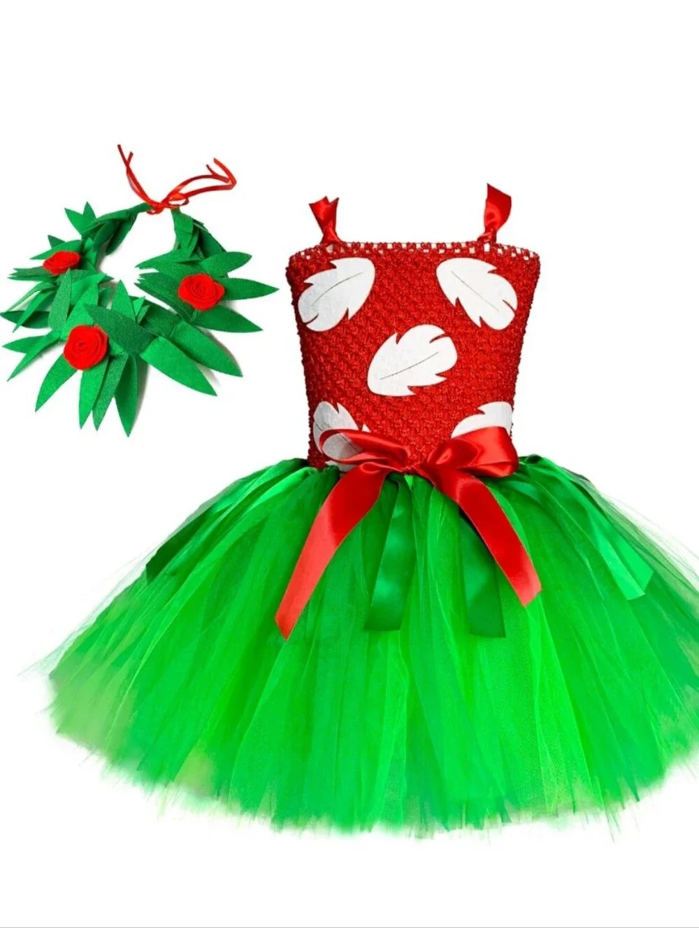Disney Lilo & Stitch Tutu Dress with Hawaiian Headband!